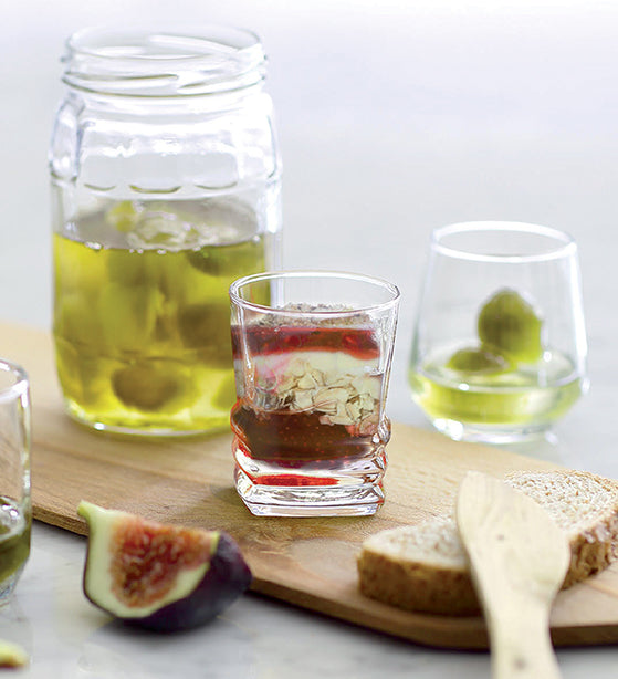 LOT DE 6 VERRINES 8CL EN VERRE MODÈLE DELICE – Complément table – HygiRéa