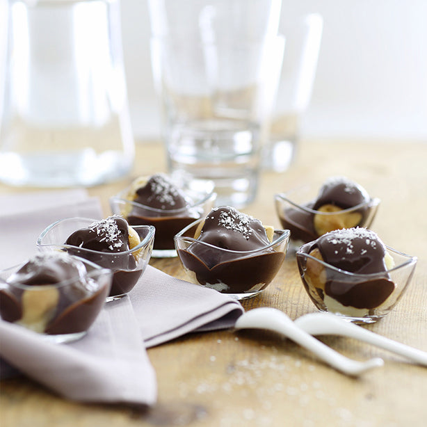 LOT DE 6 COUPELLES TANGO 7CM EN VERRE TRANSPARENT – Complément table – HygiRéa