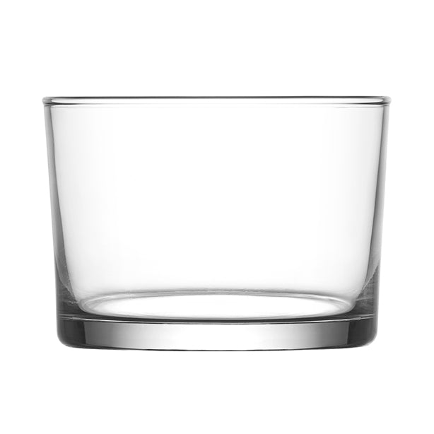 LOT DE 4 GOBELETS BONITA 24CL EN VERRE TRANSPARENT FORME BASSE – Chope et gobelet – HygiRéa