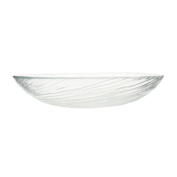 ASSIETTE CREUSE OCÉAN 20.5CM EN VERRE TRANSPARENT – Assiette – HygiRéa