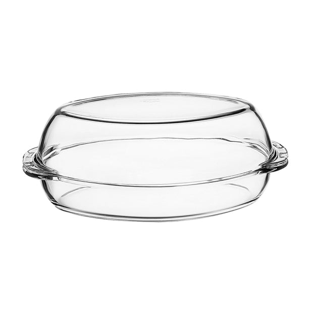 COCOTTE VOLAILLE 5.1L VERRE BOROSILICATE – Cuisson au four – HygiRéa