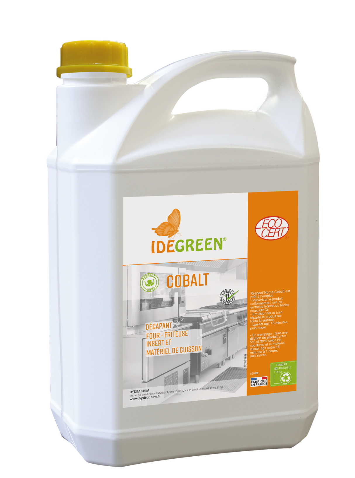 RESPECT'HOME COBALT RENOVANT FOURS ECODETERGENT ECOCERT – Entretien des fours & friteuses – HygiRéa