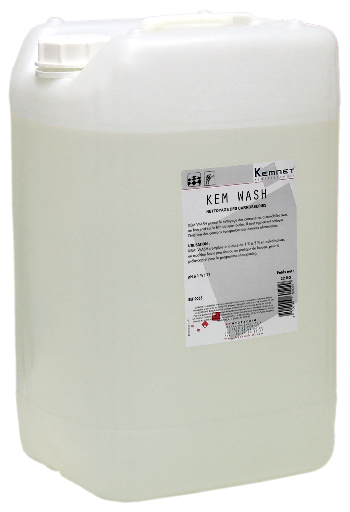 KEM WASH – Liquide / Prélavage & Lavage carrosserie – HygiRéa
