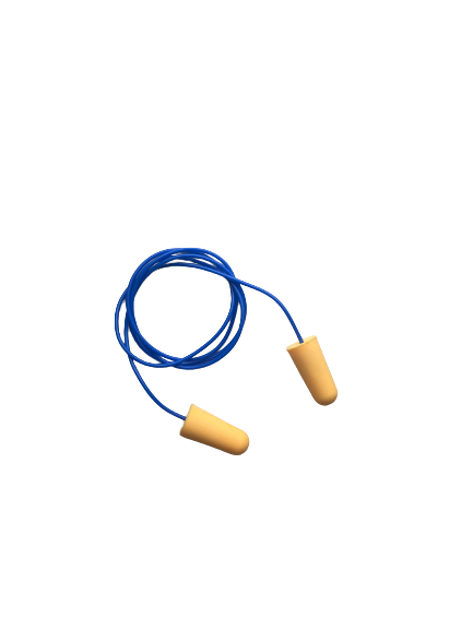 Bouchons d'oreilles en mousse de polyuréthane avec corde – Protection d'oreilles – HygiRéa