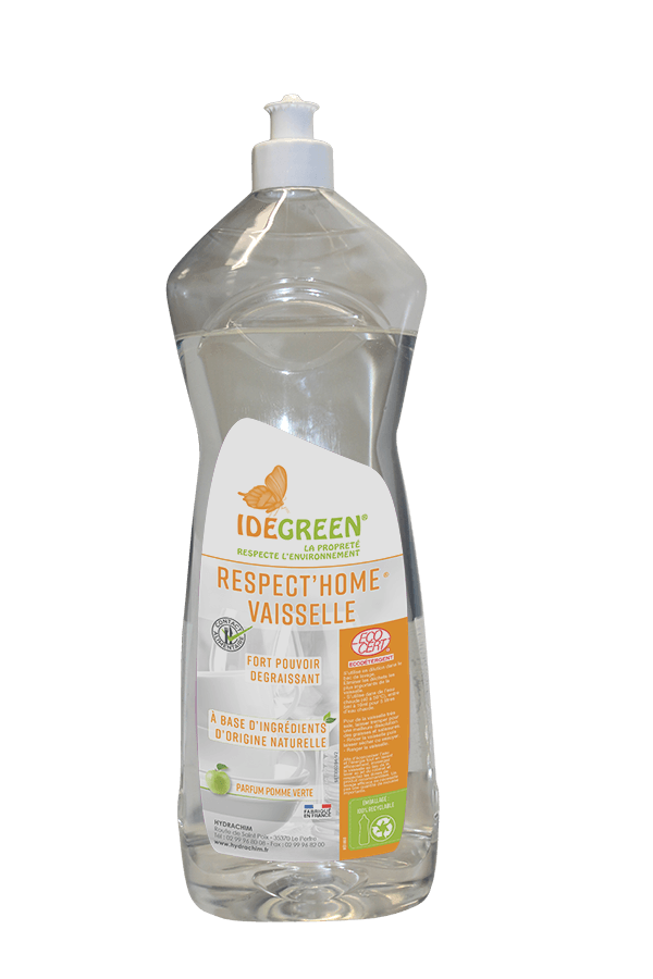 RESPECT'HOME VAISSELLE - ECODETERGENT ECOCERT – Vaisselle plonge – HygiRéa