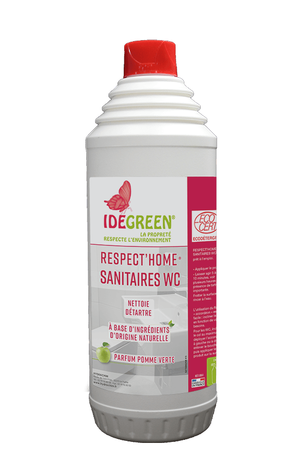 RESPECT'HOME SANITAIRES WC ECODETERGENT – Entretien WC – HygiRéa