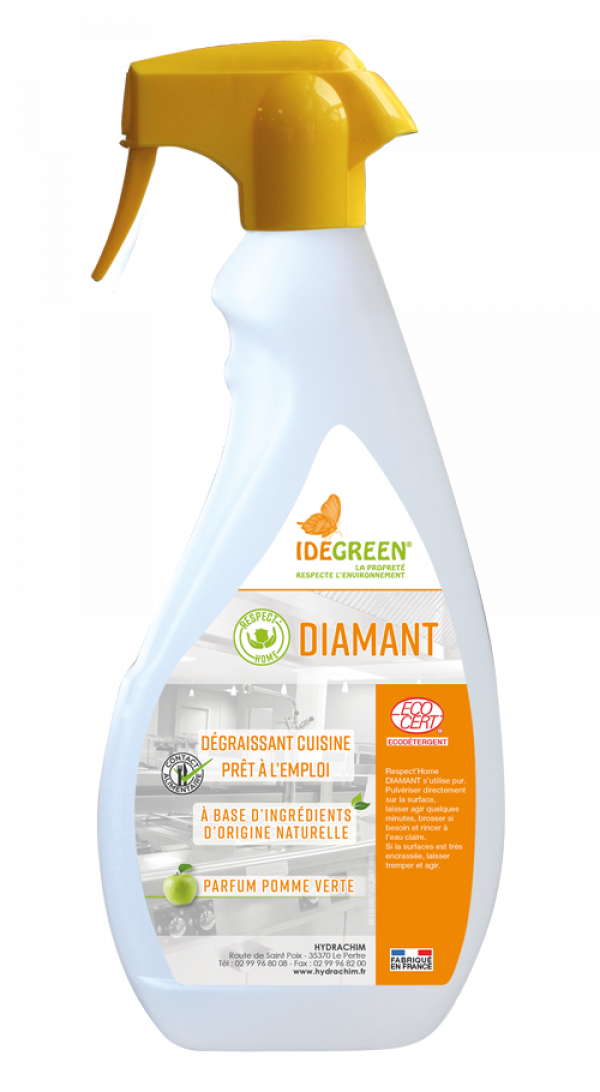 RESPECT'HOME DIAMANT ECODETERGENT – Surfaces Cuisines – HygiRéa