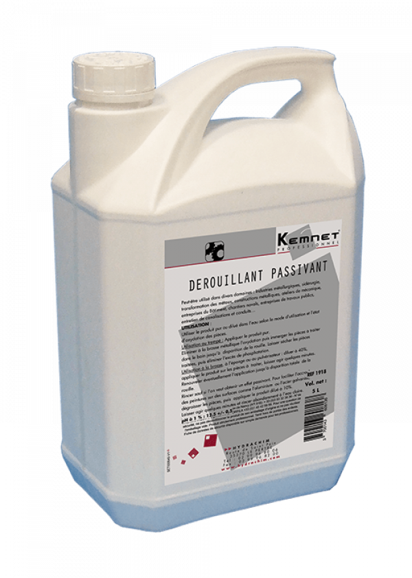 DEROUILLANT PASSIVANT PHOSPHATANT METAL/ALU – Nettoyant, détartrant & degraissant spécifique – HygiRéa