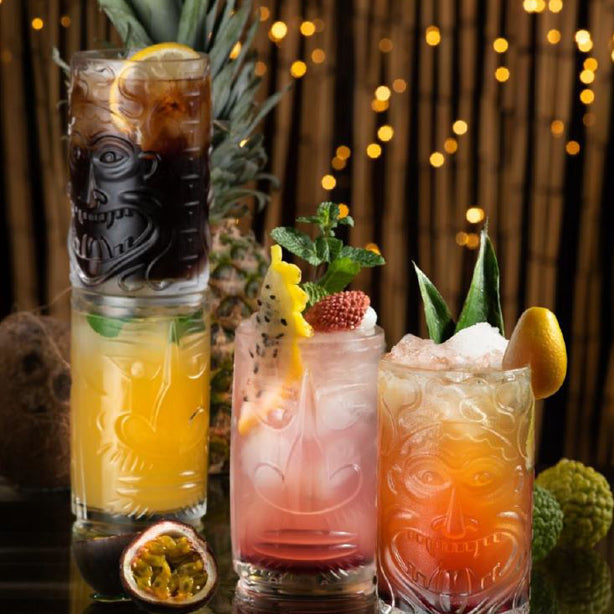 BOITE DE 4 CHOPES TIKI ETRURIA 45CL EN CRISTAL – Chope et gobelet – HygiRéa