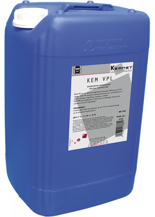KEM VPL SHAMPOING DEGRAISSANT – Liquide / Prélavage & Lavage carrosserie – HygiRéa
