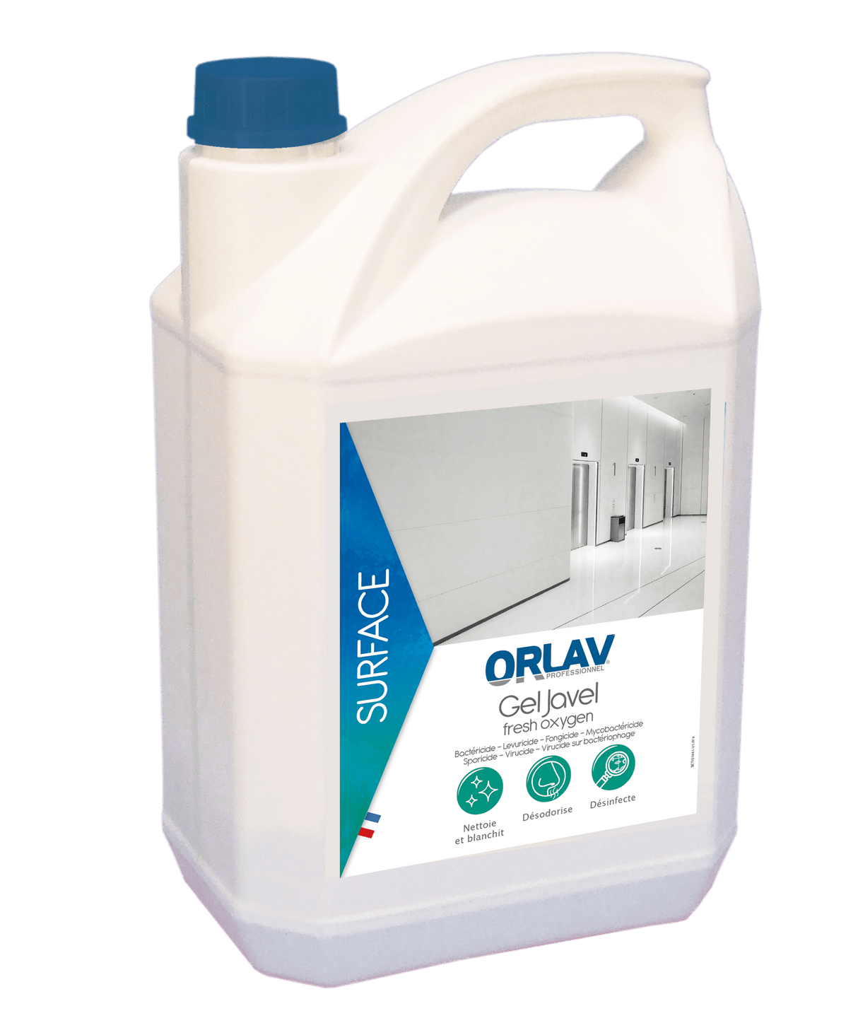 GEL JAVEL FRESH OXYGEN – Entretien WC – HygiRéa