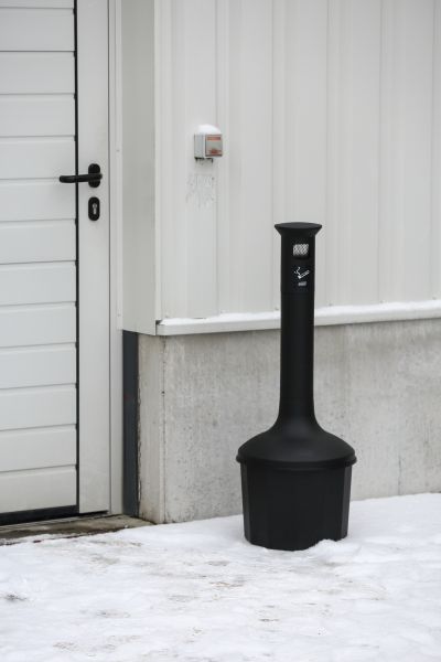 Cendrier sur pied 10L - plastique – Cendrier Plastique – HygiRéa