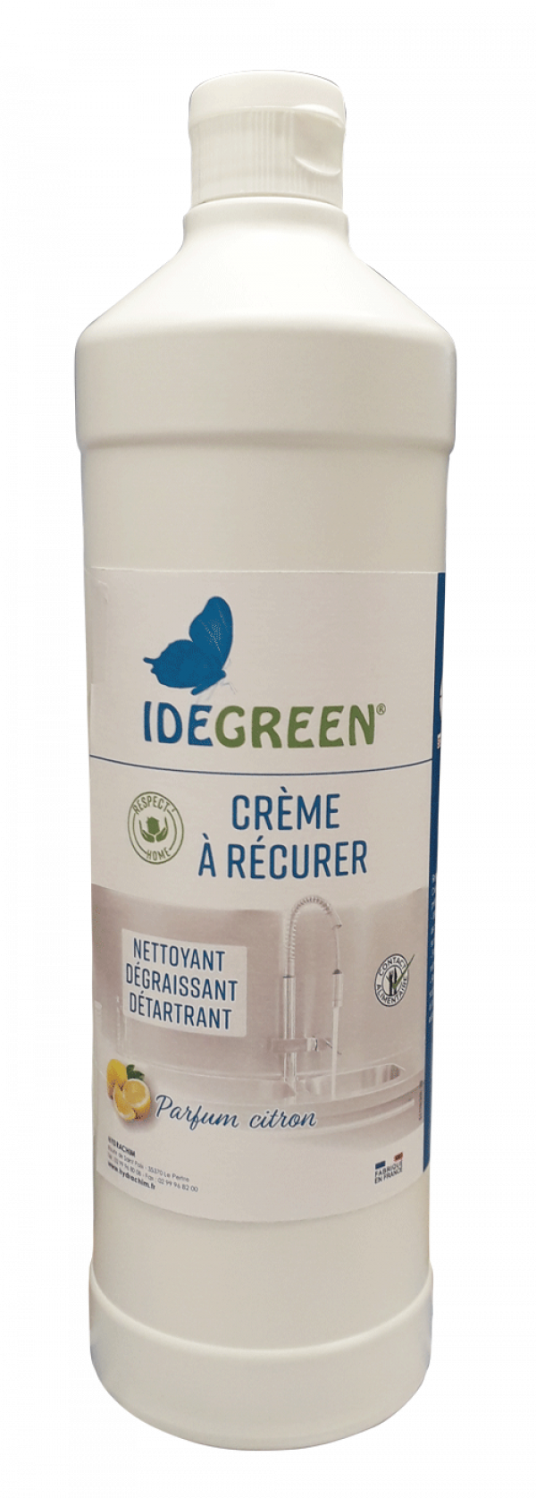 CRÈME À RÉCURER CITRON - ECOCERT – Sols et Surfaces – HygiRéa