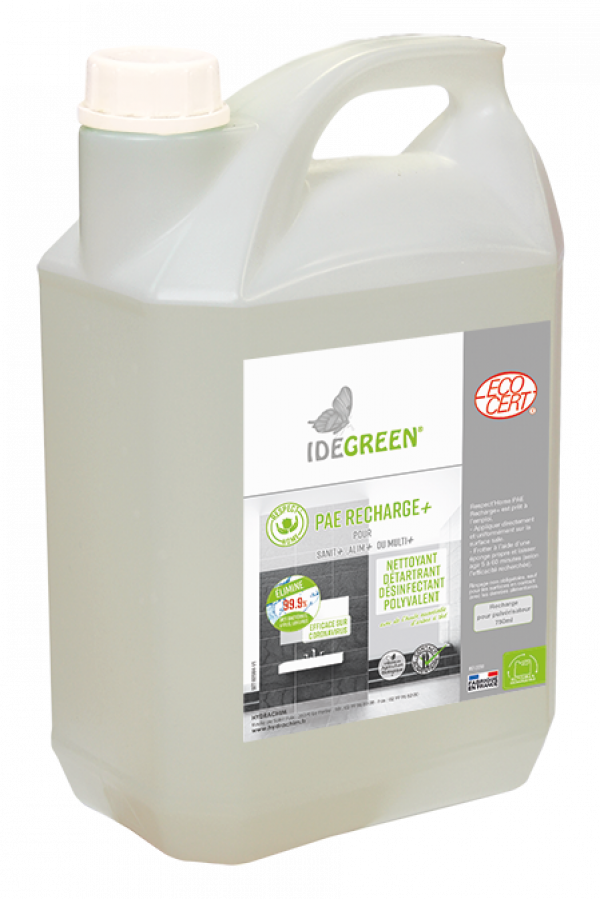 GP - RESPECT'HOME PAE RECHARGE + - ECODETERGENT ECOCERT – Sols et Surfaces – HygiRéa