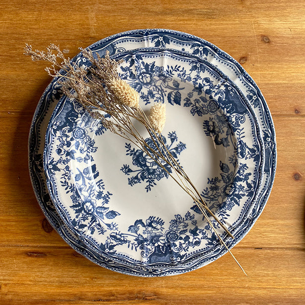 ASSIETTE CREUSE FAUSTINE 22CM EN GRÈS – Assiette – HygiRéa