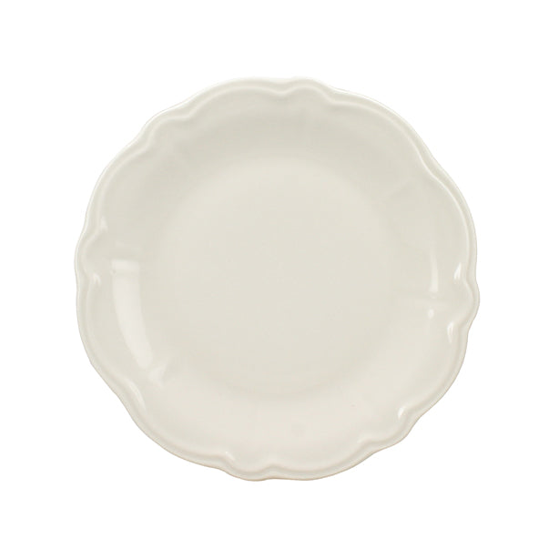 ASSIETTE DESSERT CHARLOTTE 20CM EN GRÈS BLANC – Assiette – HygiRéa