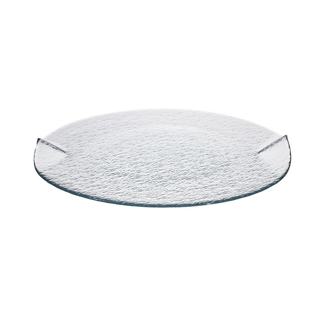 ASSIETTE PLATE ESTONIA 36CM EN VERRE TRANSPARENT – Assiette – HygiRéa