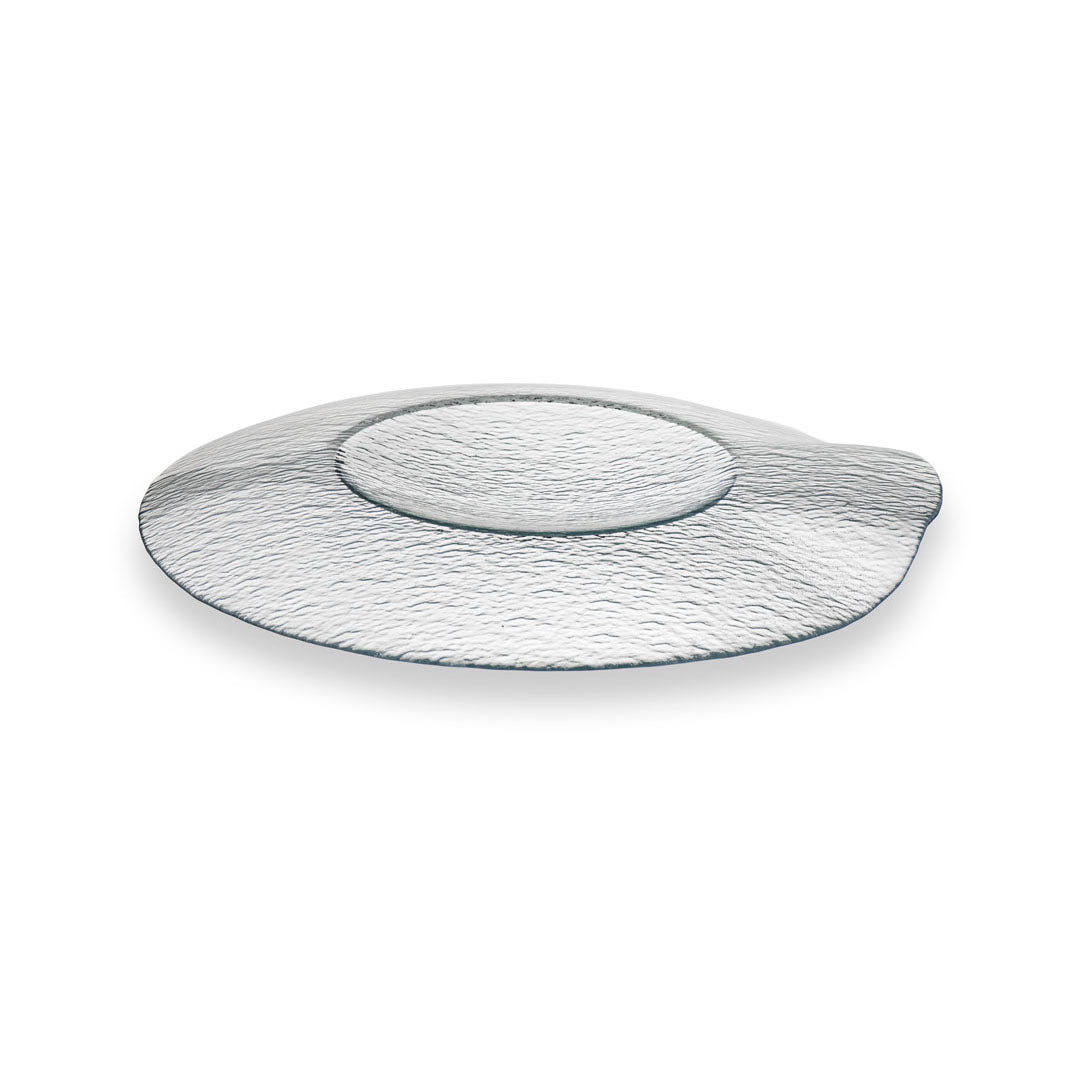 ASSIETTE CREUSE ESTONIA 29CM EN VERRE TRANSPARENT – Assiette – HygiRéa