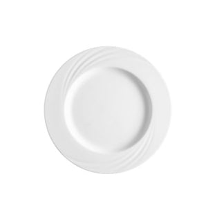 ASSIETTE DESSERT AMBASSADOR 20CM EN PORCELAINE BLANC – Assiette – HygiRéa