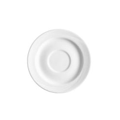 SOUS TASSE AMBASSADOR 13CM BLANCHE EN PORCELAINE – Petit déjeuner – HygiRéa