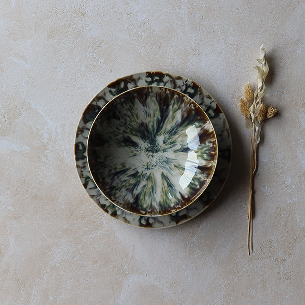 ASSIETTE CALOTTE MAKA PORCELAINE 21CM – Assiette – HygiRéa