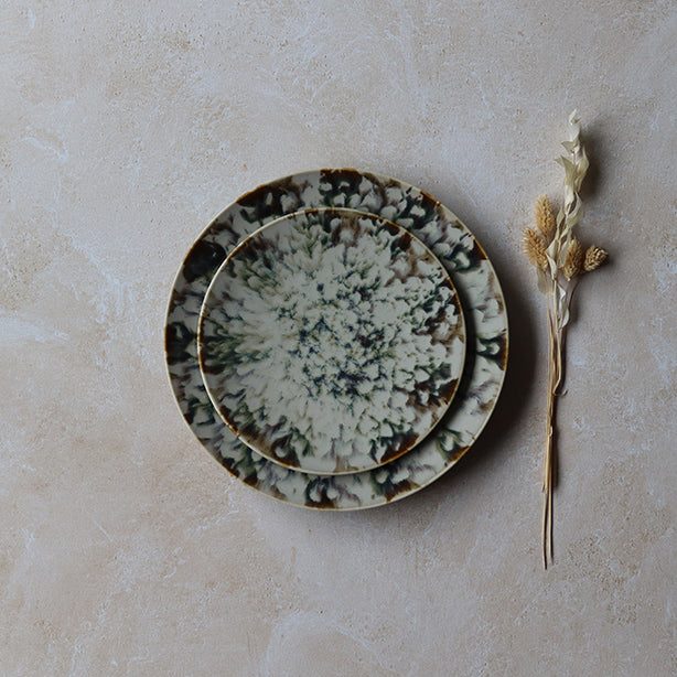 ASSIETTE DESSERT MAKA PORCELAINE 20CM – Assiette – HygiRéa