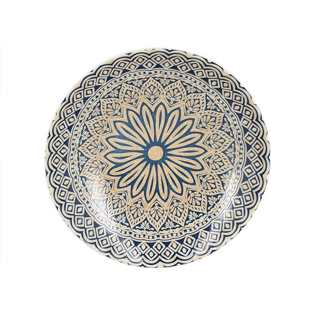 ASSIETTE CALOTTE BYZANCE 21CM EN PORCELAINE – Assiette – HygiRéa