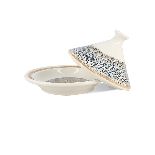 MINI TAJINE BYZANCE 14.5CM EN PORCELAINE – Cuisson au four – HygiRéa