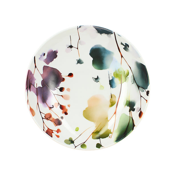 ASSIETTE CALOTTE AQUARELLE 21CM EN PORCELAINE – Assiette – HygiRéa