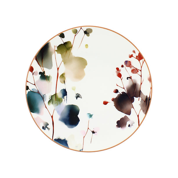 ASSIETTE À DESSERT AQUARELLE 20CM EN PORCELAINE – Assiette – HygiRéa