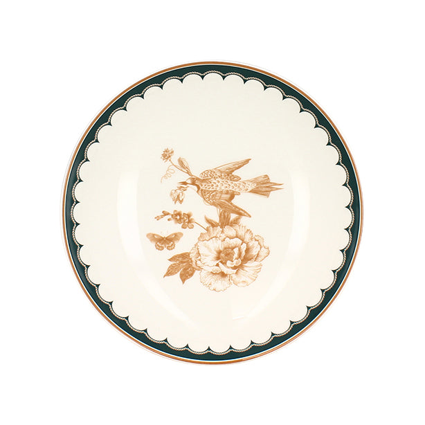ASSIETTE CREUSE BOTANIC 21CM EN PORCELAINE – Assiette – HygiRéa