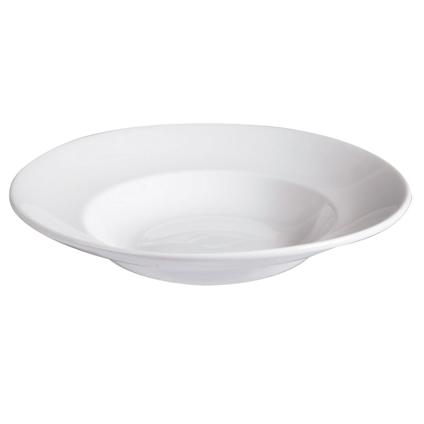 ASSIETTE À PATES 26CM UNIE BLANCHE EN PORCELAINE – Assiette – HygiRéa