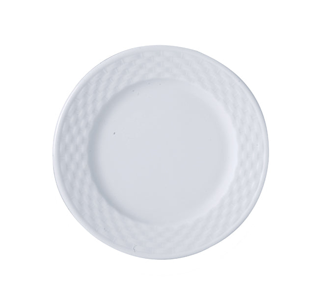 ASSIETTE PLATE POLO 16CM EN PORCELAINE BLANC – Assiette – HygiRéa