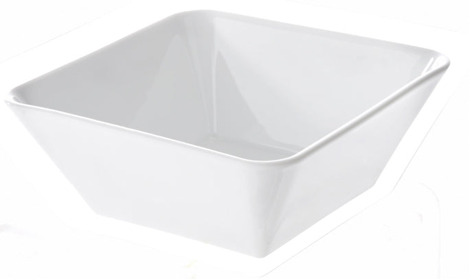 COUPELLE CARRÉE 14CM EN GRÈS BLANC – Complément table – HygiRéa