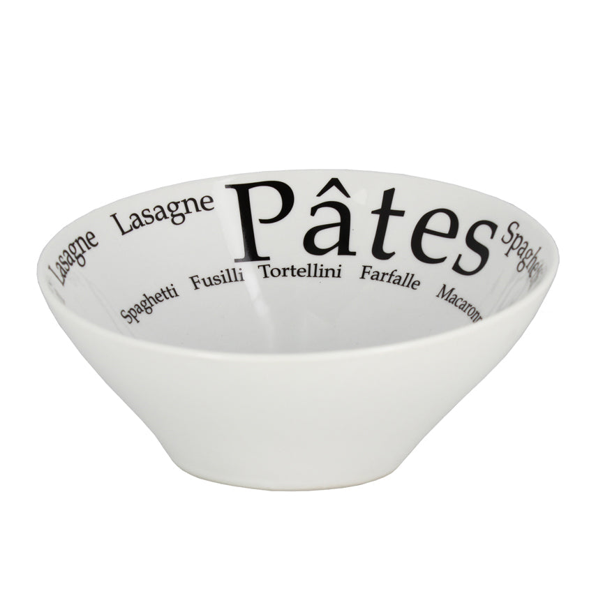 ASSIETTE A PATES FORME BOL 19CM PORCELAINE DECOREE – Assiette – HygiRéa
