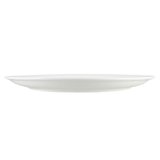 ASSIETTE À PIZZA 30CM EN PORCELAINE BLANC – Assiette – HygiRéa