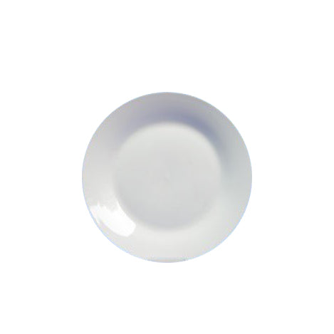 ASSIETTE PLATE WHITE 24CM EN PORCELAINE BLANCHE – Assiette – HygiRéa