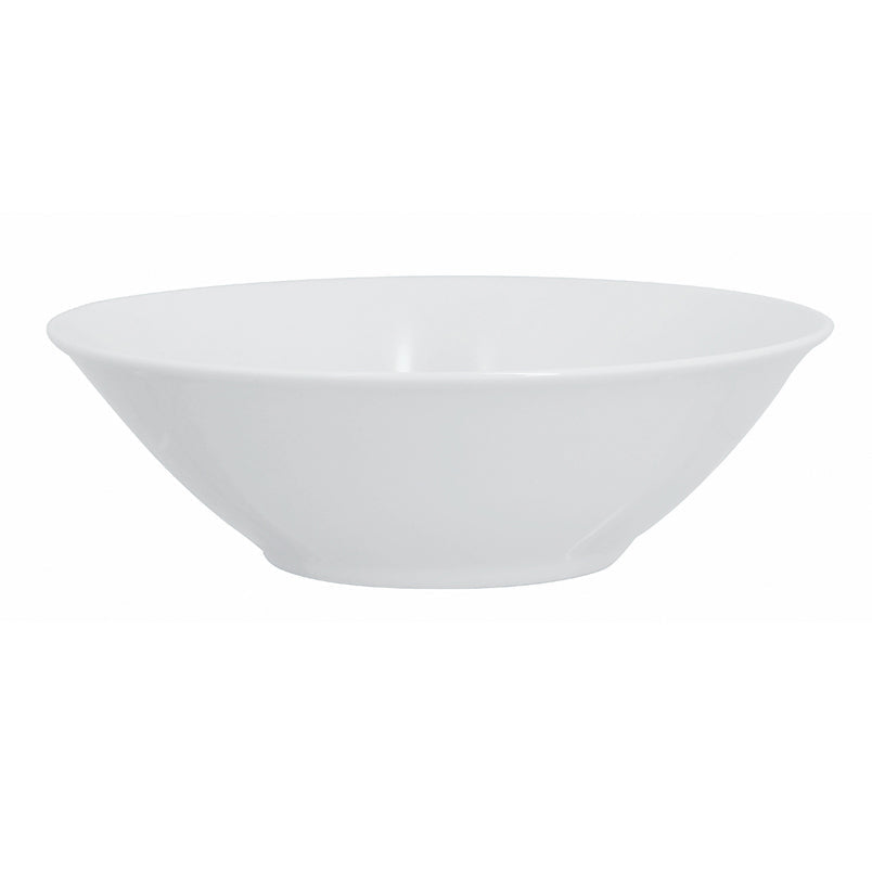 SALADIER WHITE 24CM WHITE PORCELAINE – Complément table – HygiRéa