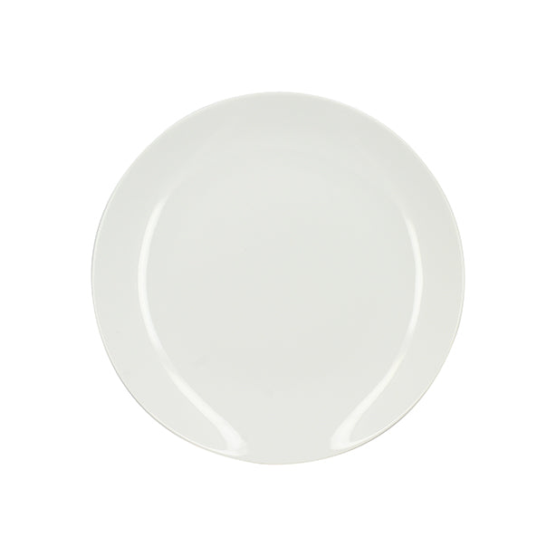 ASSIETTE PLATE METROPOLITAN 27CM EN PORCELAINE BLANCHE – Assiette – HygiRéa