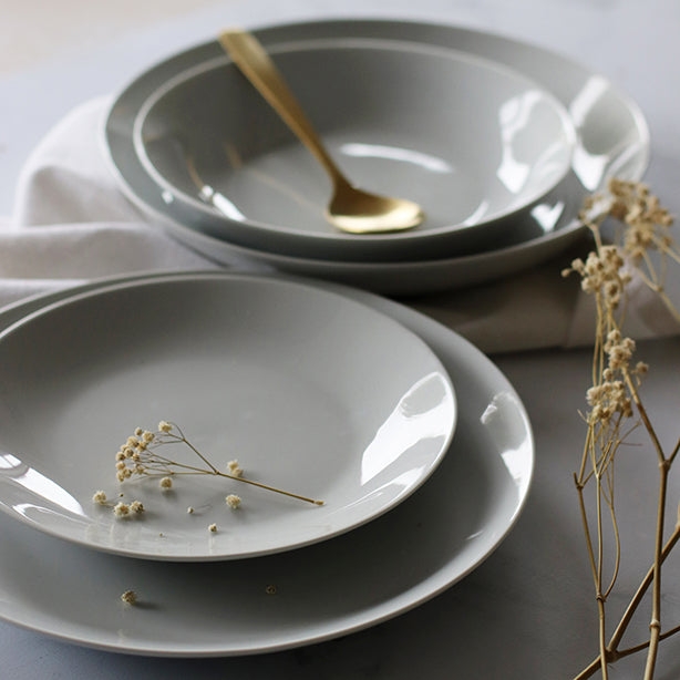 ASSIETTE PLATE METROPOLITAN 21CM EN PORCELAINE BLANCHE – Assiette – HygiRéa