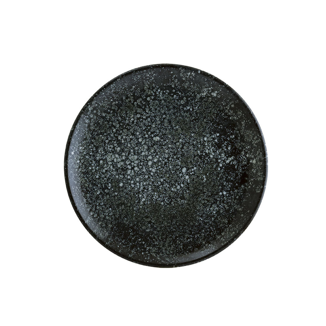 ASSIETTE PLATE GOURMET COSMOS BLACK 21CM EN PORCELAINE – Assiette – HygiRéa