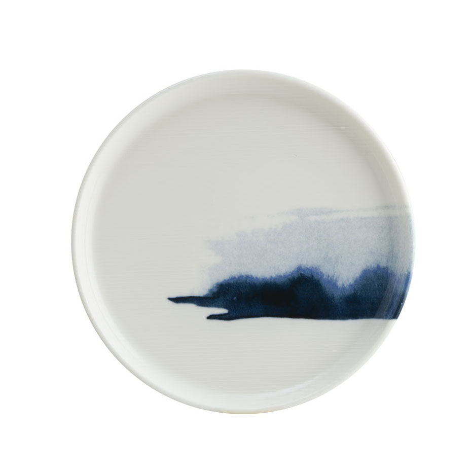 ASSIETTE PLATE BLUE WAVE HYGGE 28CM EN PORCELAINE – Assiette – HygiRéa