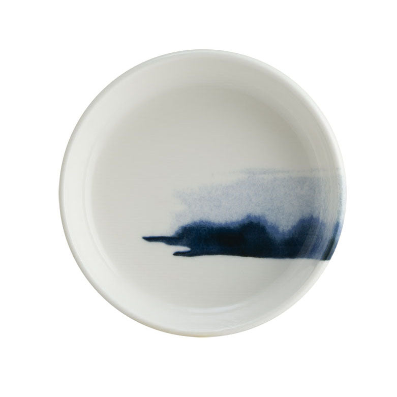 COUPELLE BLUE WAVE 10CM EN PORCELAINE – Complément table – HygiRéa
