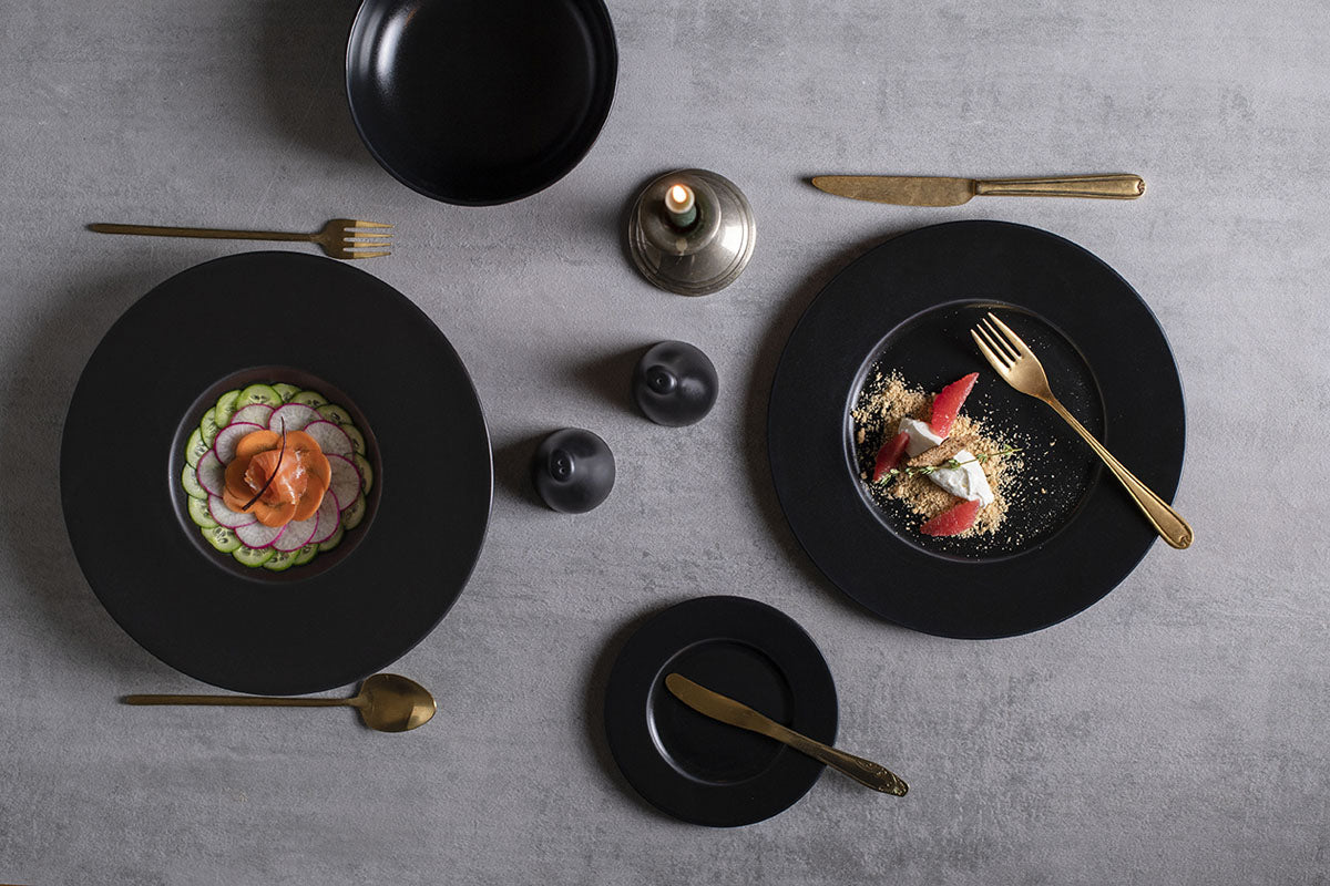 ASSIETTE PIZZA NOTTE NEAT 32CM PORCELAINE – Assiette – HygiRéa