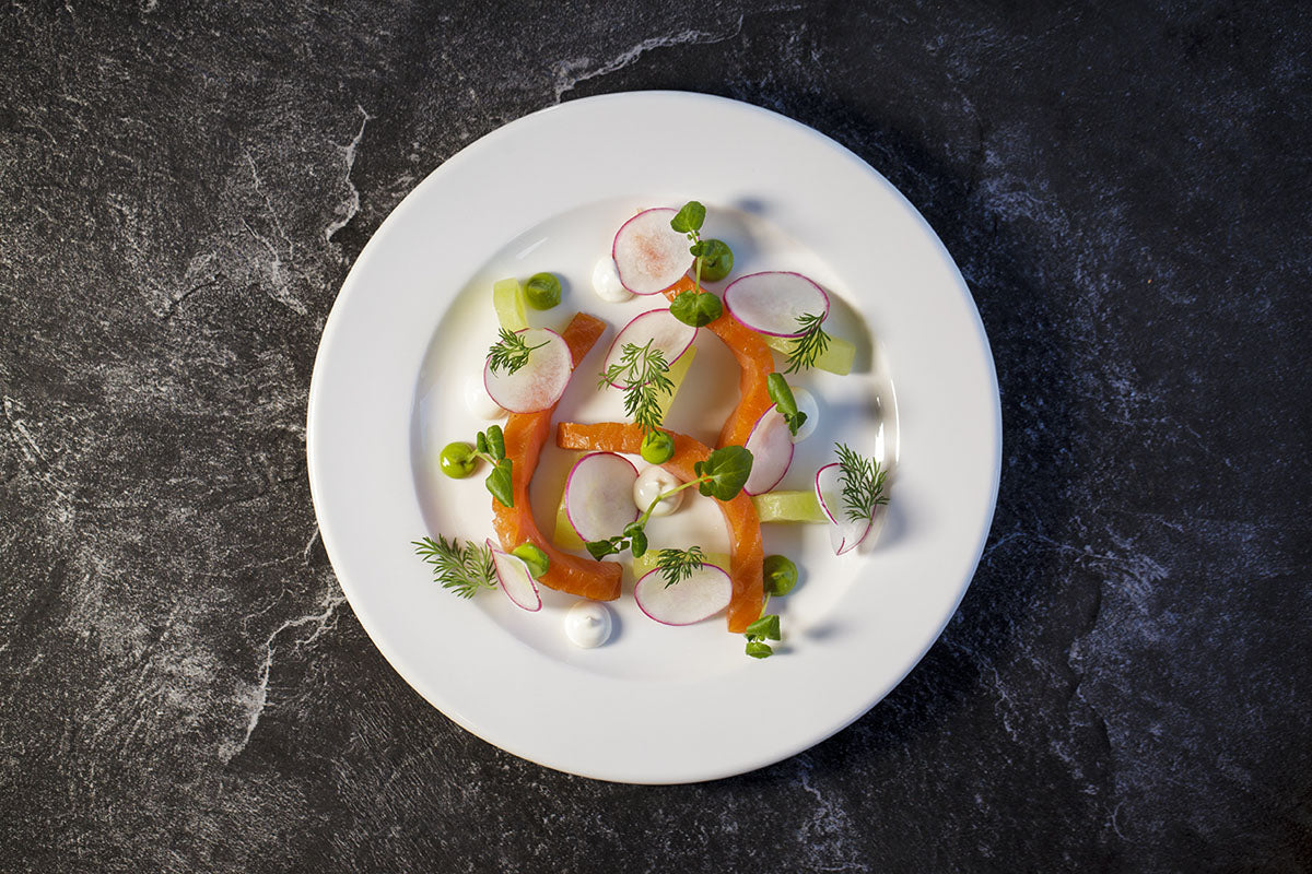 ASSIETTE PLATE BANQUET 25CM PORCELAINE – Assiette – HygiRéa