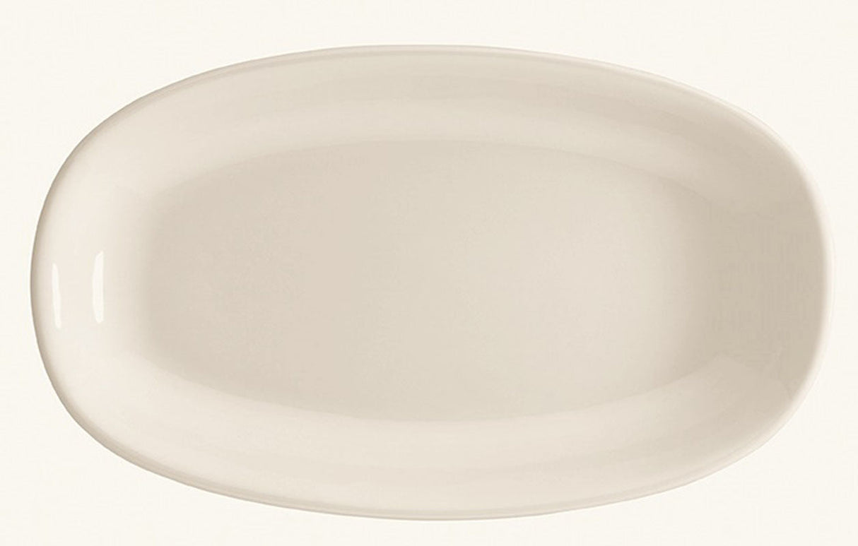 ASSIETTE OVALE GOURMET 15X8.5CM PORCELAINE – Assiette – HygiRéa