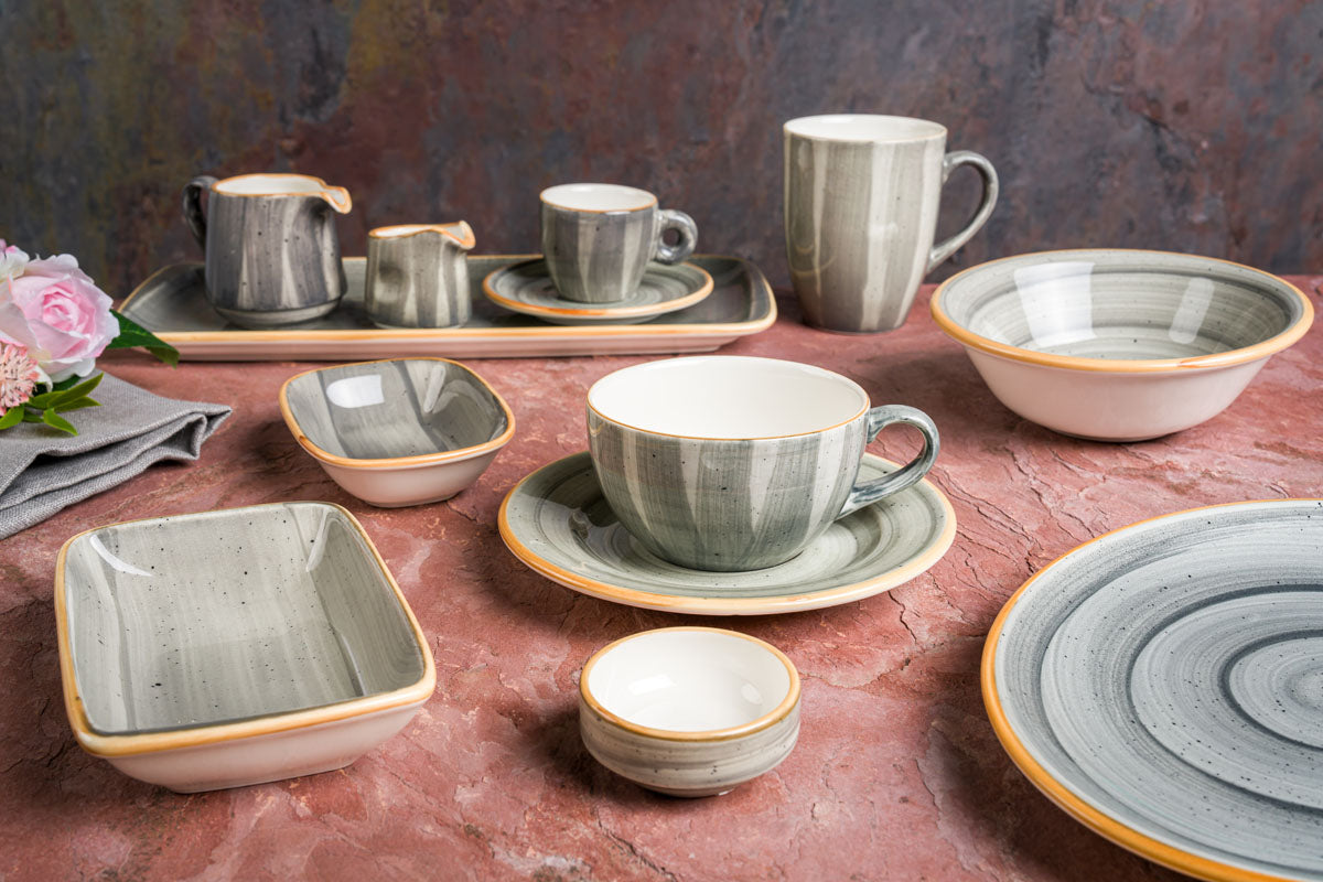 BOL AURA SPACE GOURMET 16CM PORCELAINE – Petit déjeuner – HygiRéa