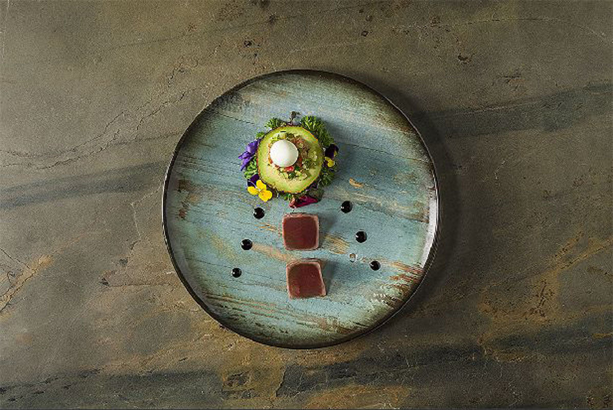 ASSIETTE PIZZA MADERA GOURMET 32CM PORCELAINE – Assiette – HygiRéa