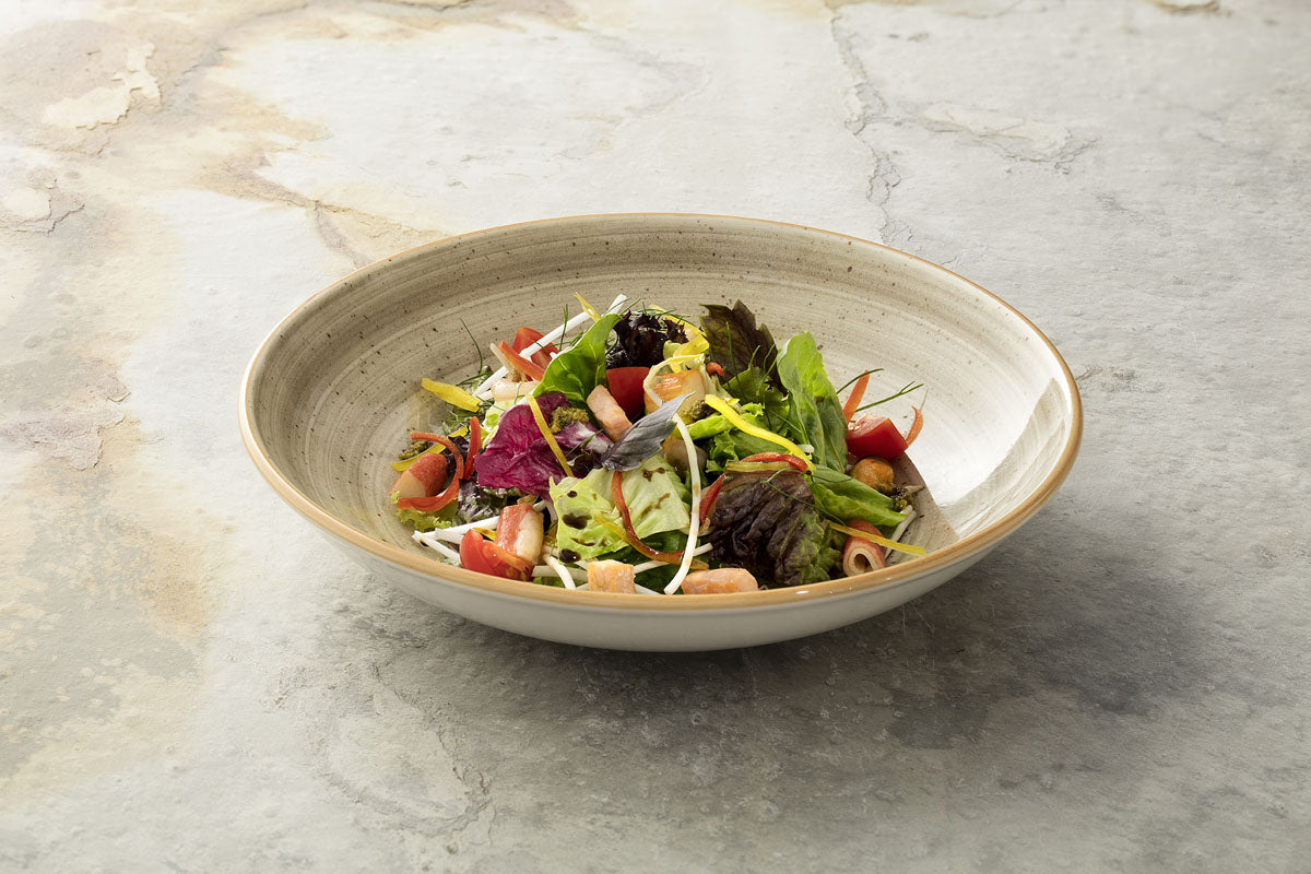 ASSIETTE CREUSE TERRAIN BLOOM 25CM PORCELAINE – Assiette – HygiRéa