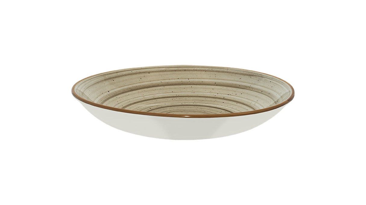 ASSIETTE CREUSE TERRAIN BLOOM 25CM PORCELAINE – Assiette – HygiRéa